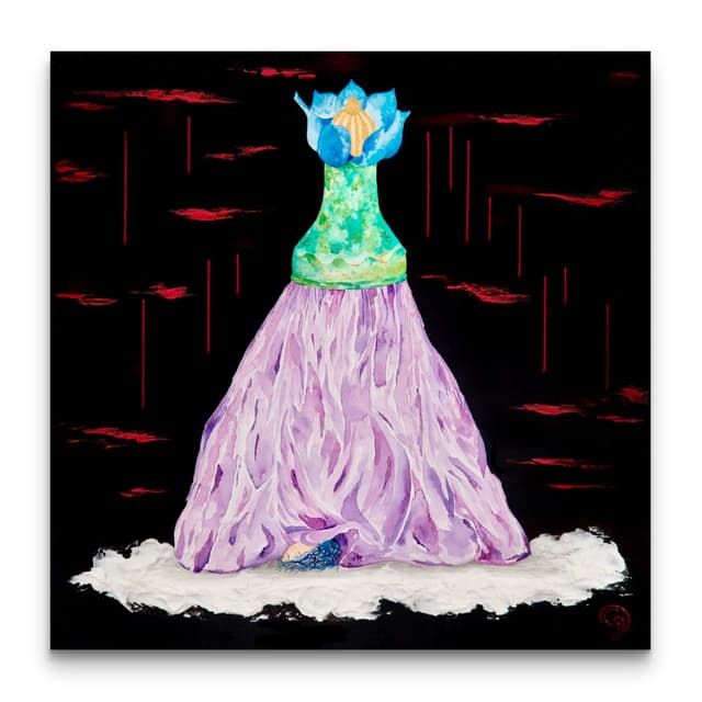 Estoica dama asustada