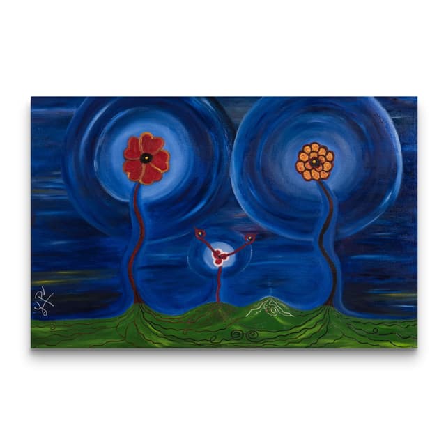 Familia de Flores Coloradas