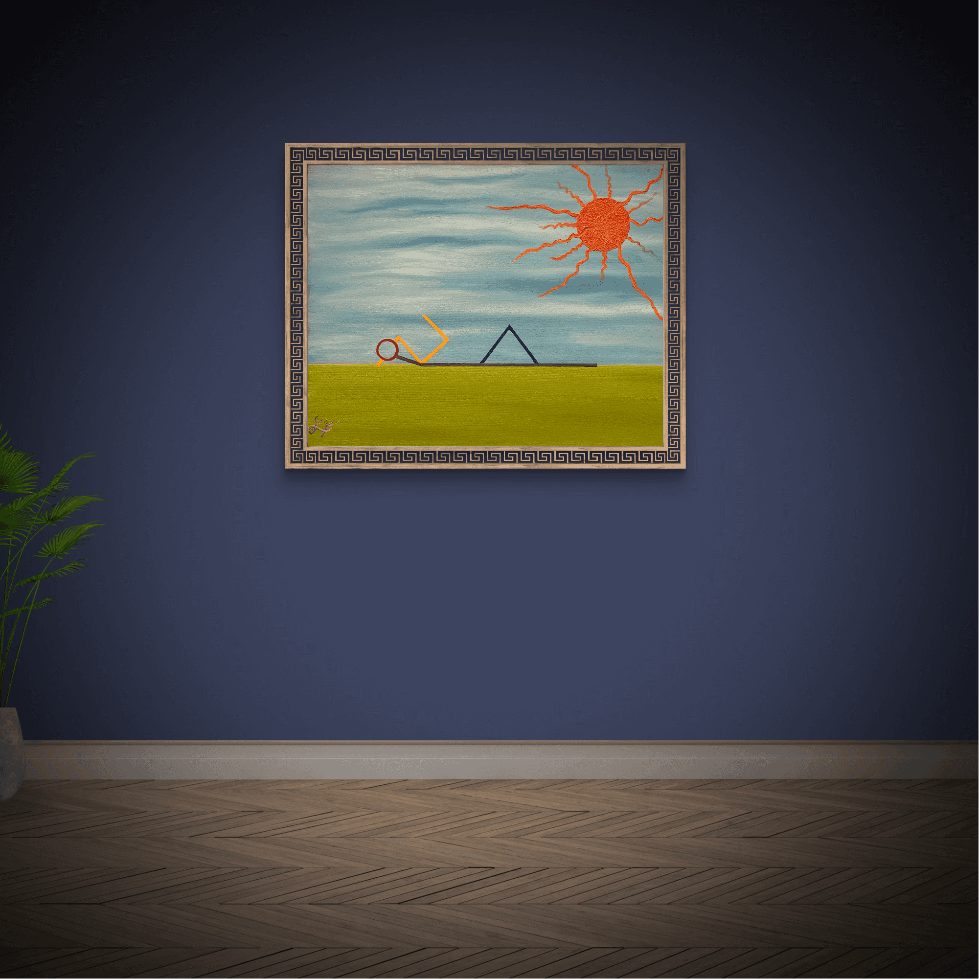 Tormenta en un cielo azul