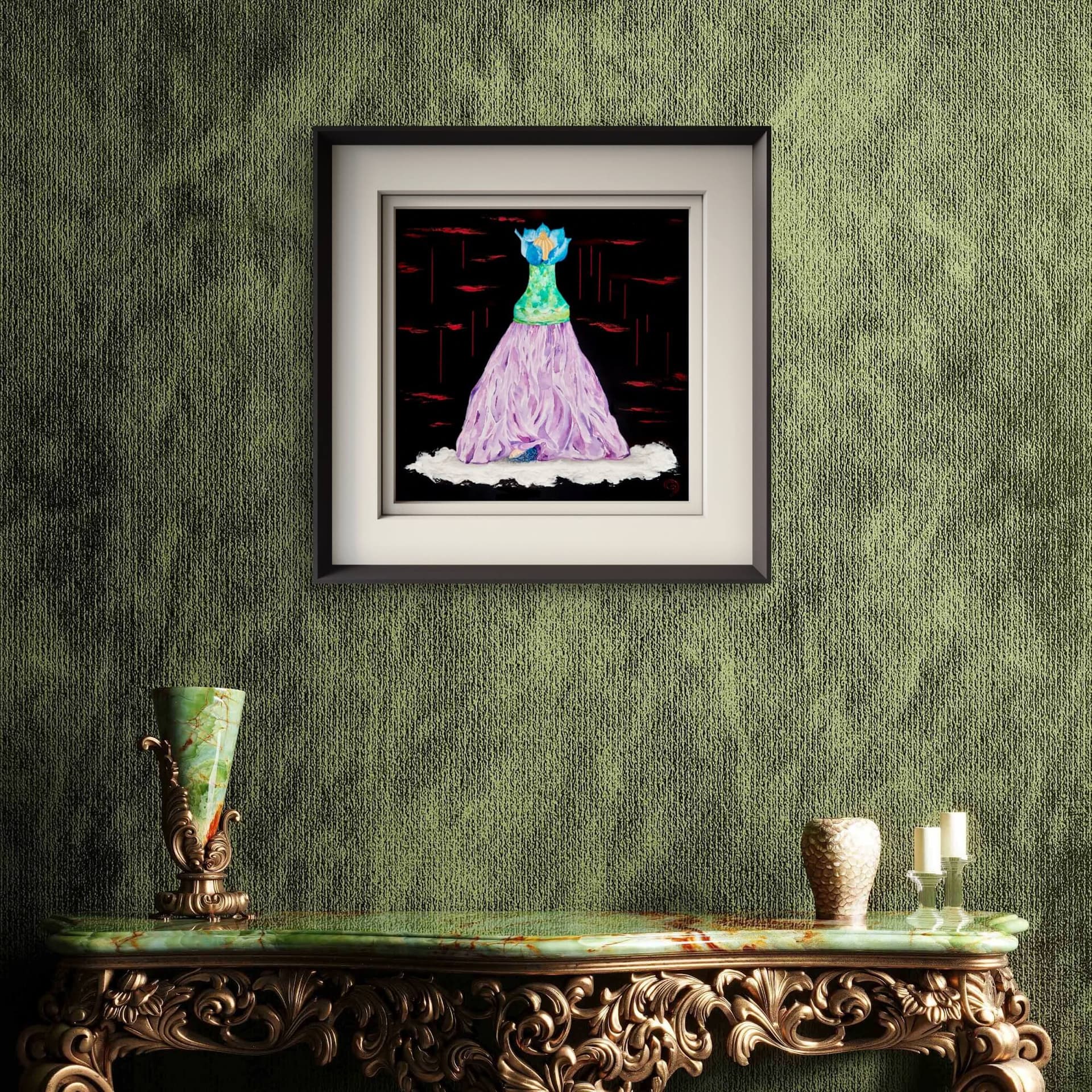 Estoica dama asustada