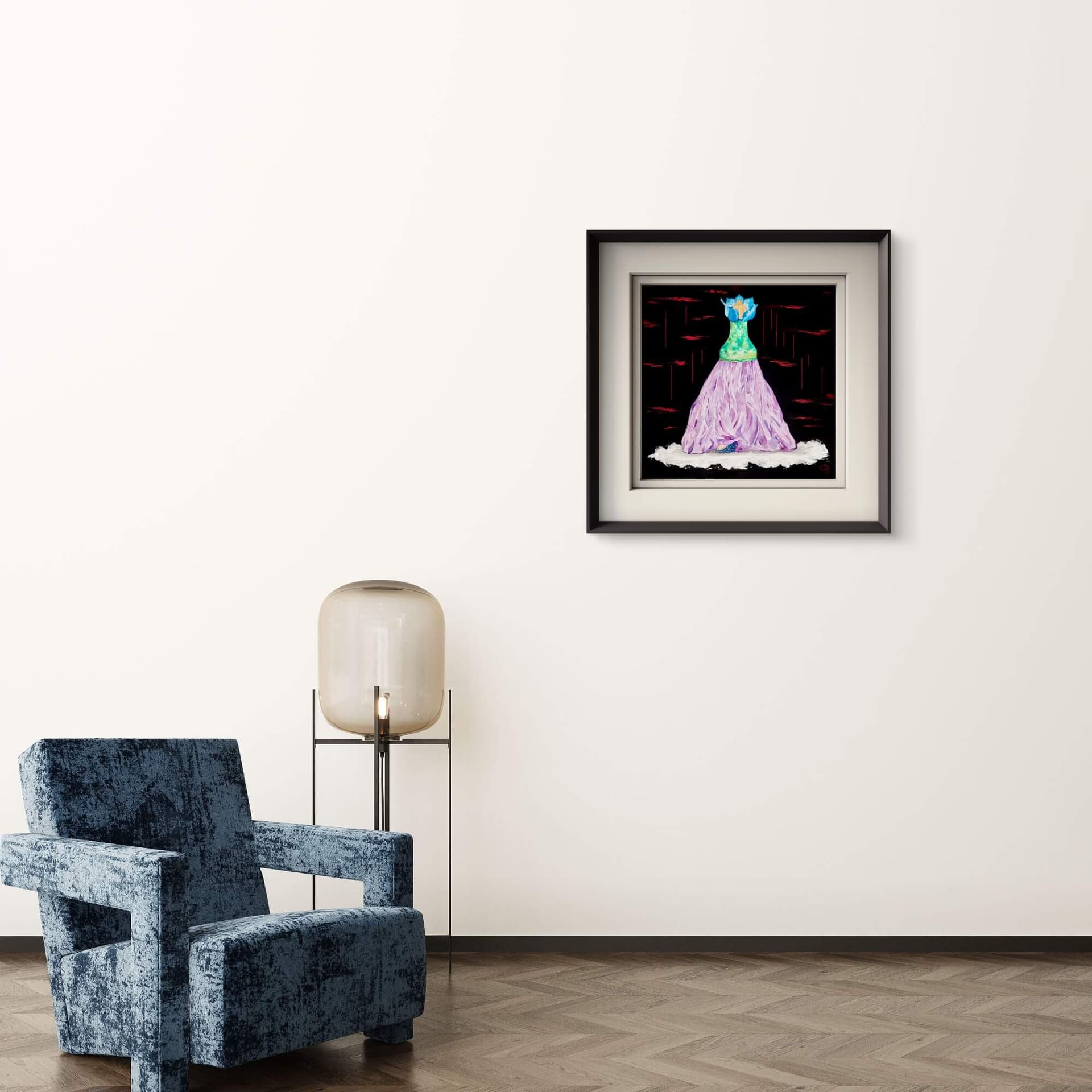 Estoica dama asustada