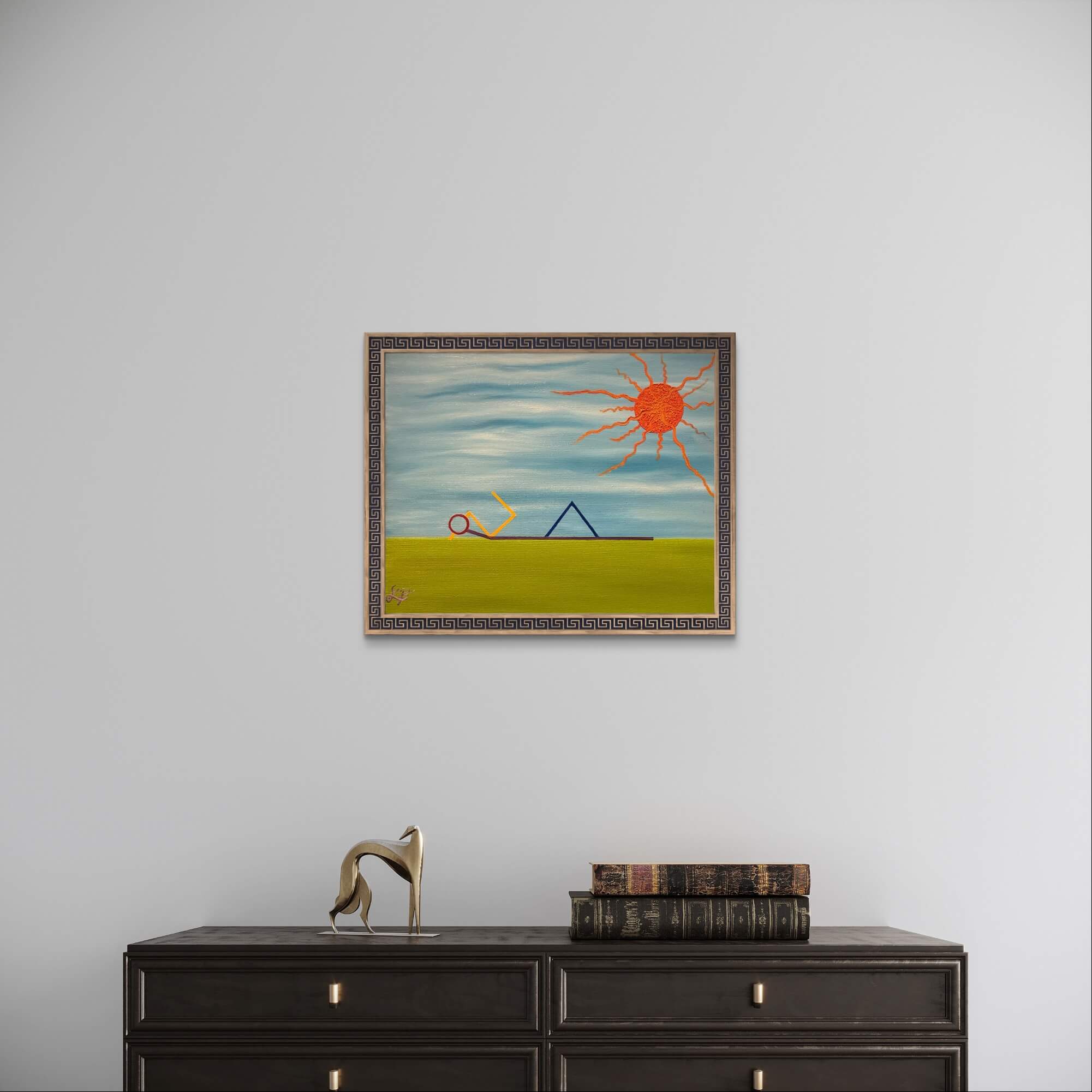 Tormenta en un cielo azul