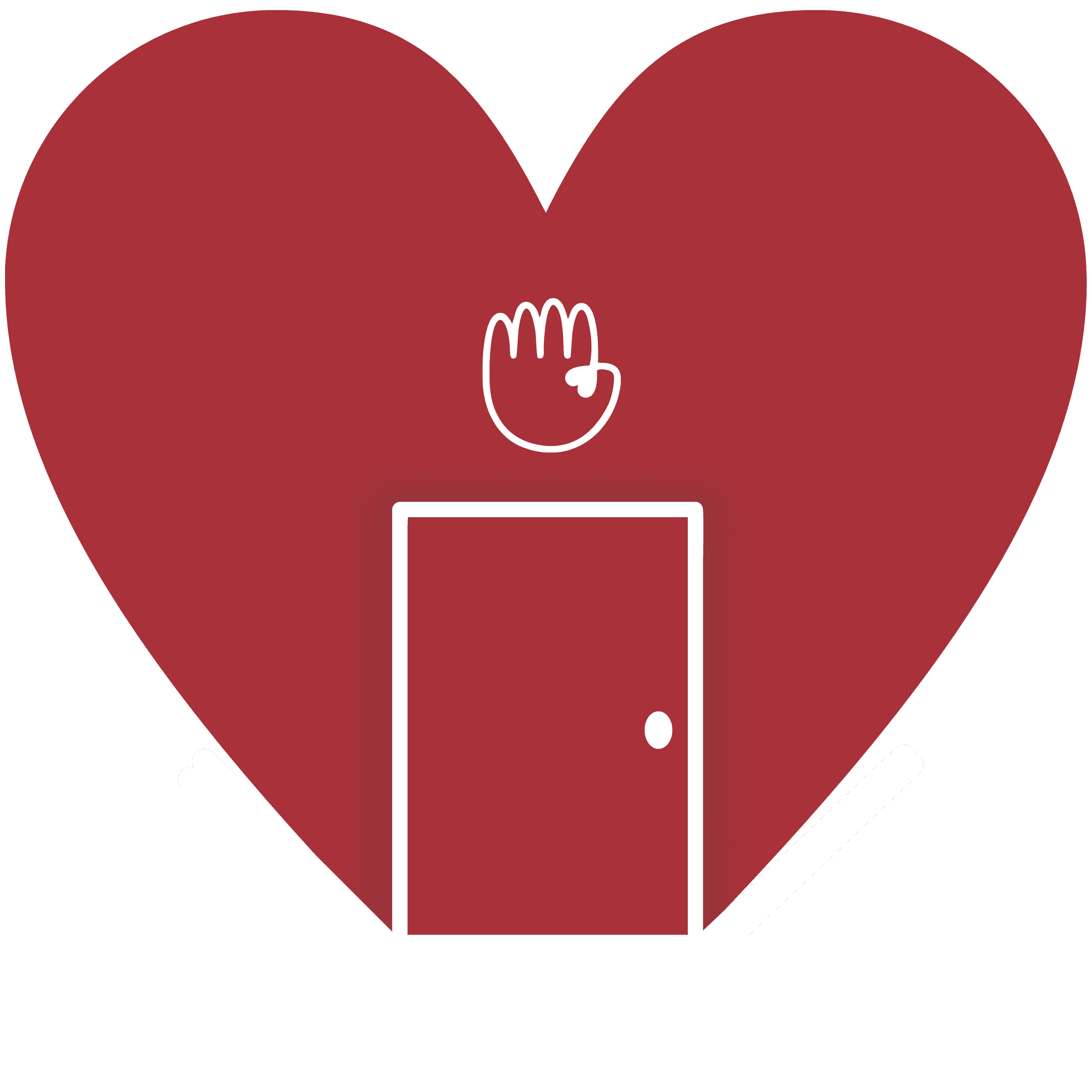 Website's entering door, illustration by Aperturas Creativas combining two design elements created by Luisina Hernández with a free graphic from Canva