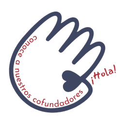 Brand logo edited by Aperturas Creativas, adding a phrase next to the blue hand