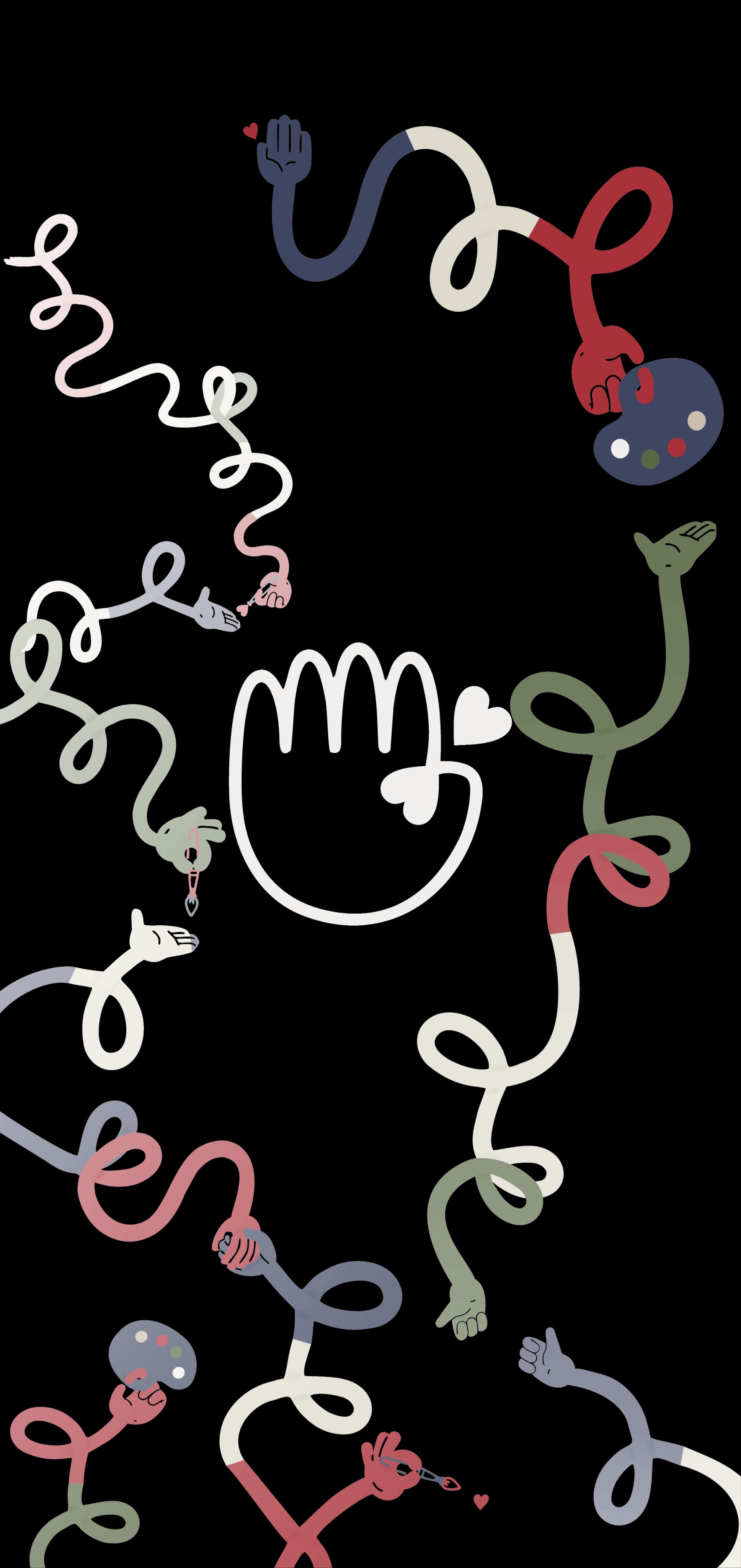 Social Impact page background image, ilustrated by Luisina Hernández