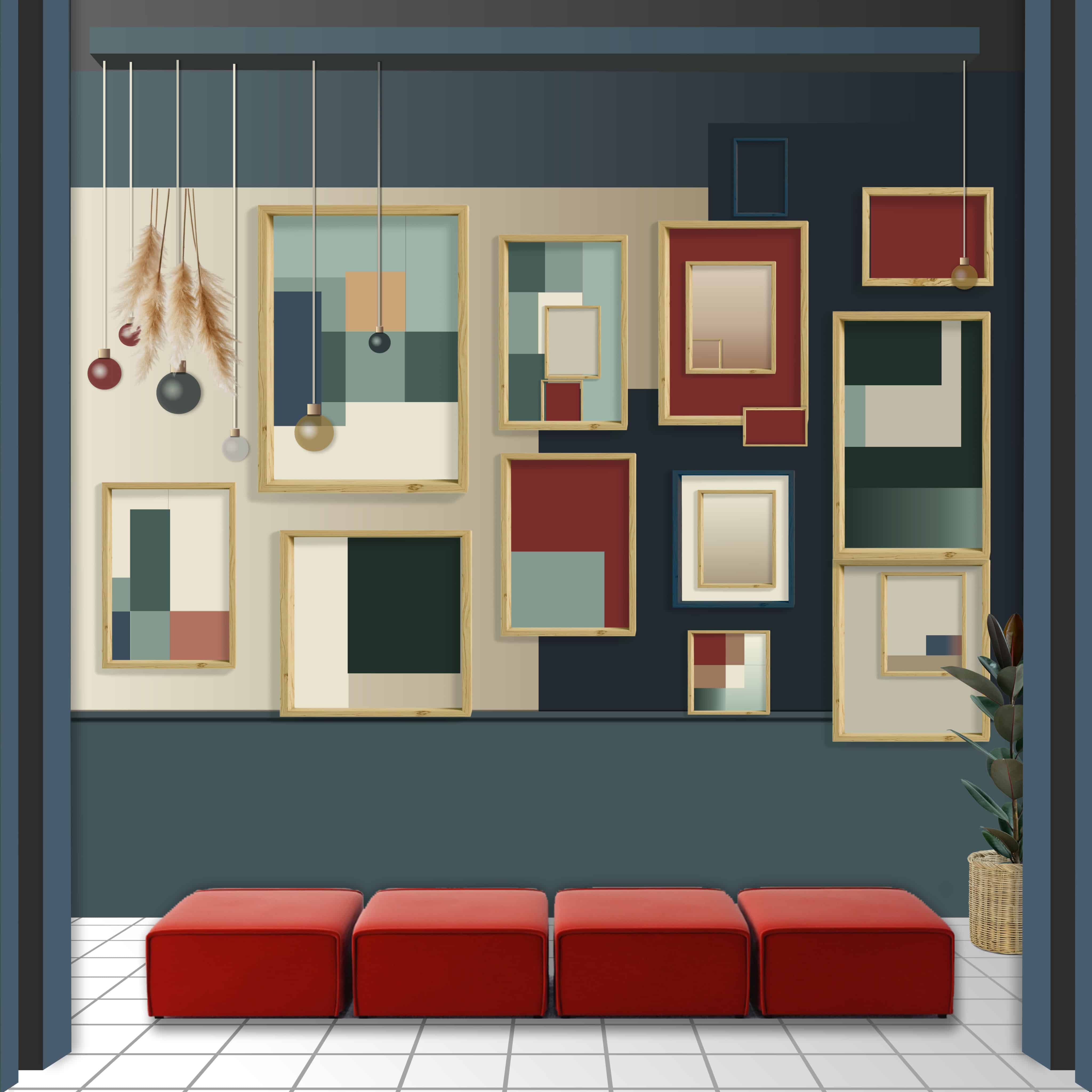 Art Gallery cover page image, illustration by Luisina Hernández